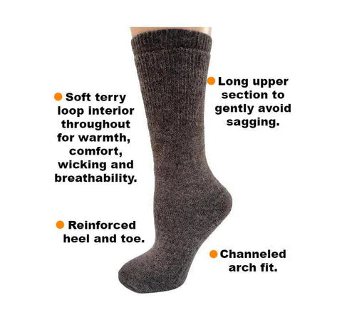 *100% Alpaca American Traveler All Purpose Alpaca Socks