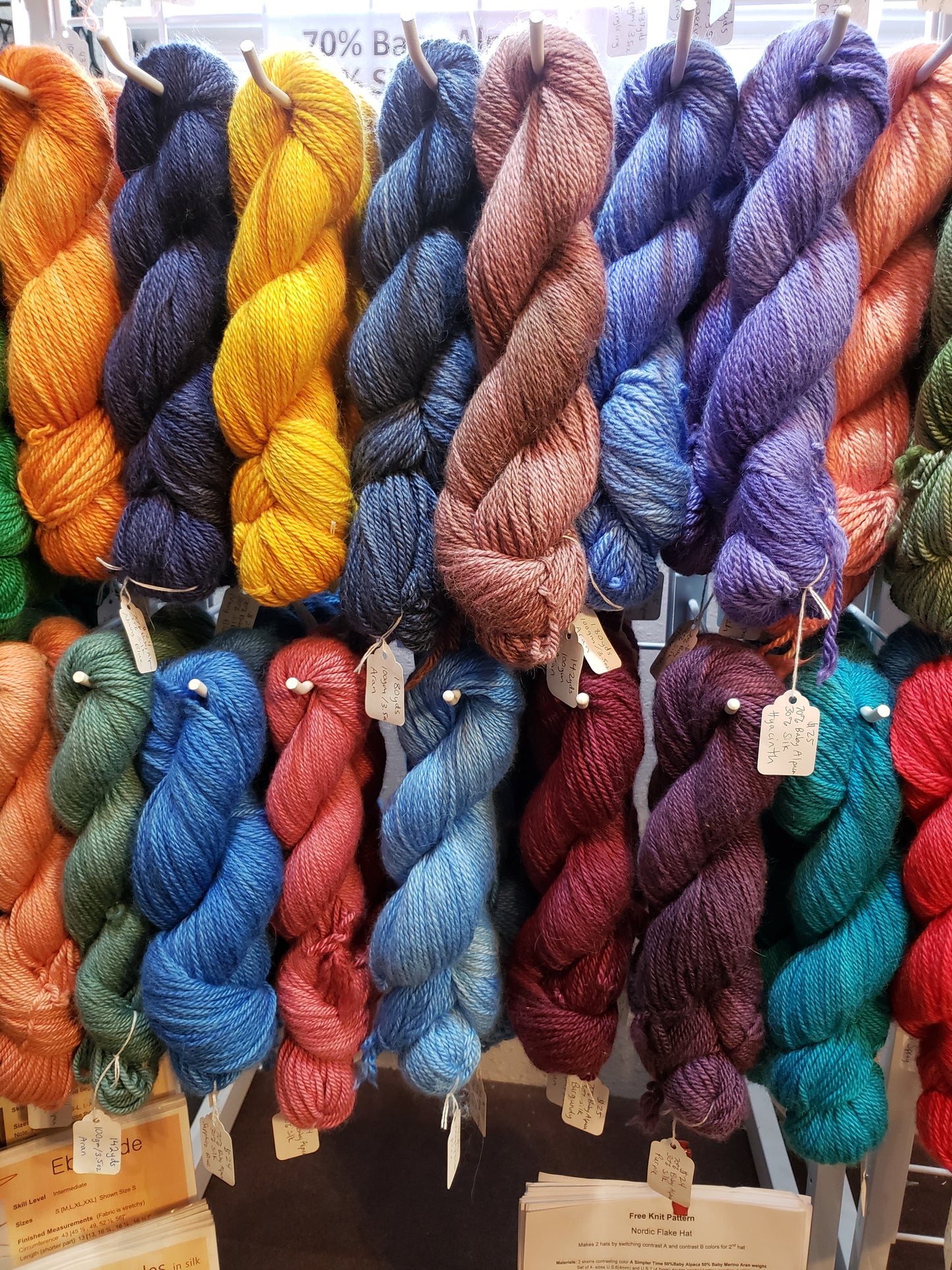 *70% Baby Alpaca 30% Silk-Fingering